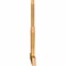 Ekena Millwork Saratoga Rough Sawn Timber Gable Bracket, Western Red Cedar, 60"W x 38"H x 2"D x 4"F, 15/12 Pitch GBW060X38X0204SAR00RWR - alternate 4